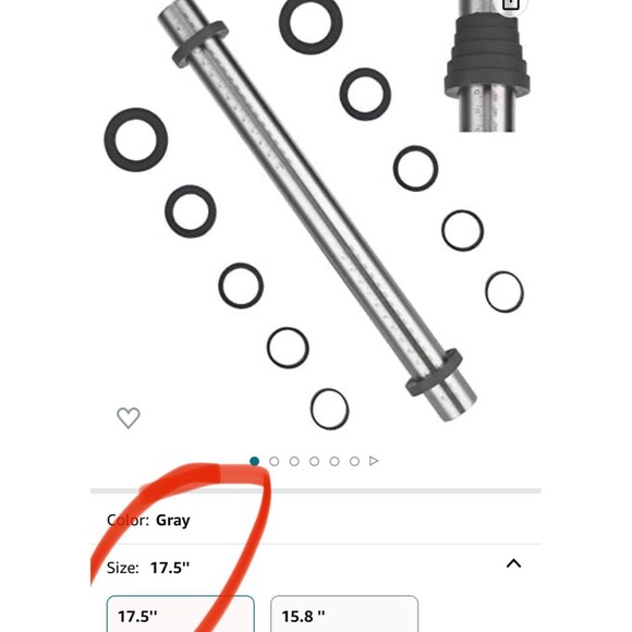 New baking mat 24x36 & metal rolling pin with rings - Picture 3 of 5